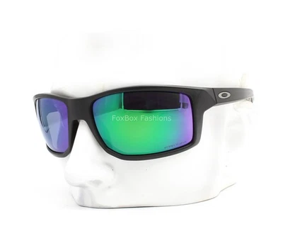 Oakley Gibston Sunglasses OO9449-1560 Matte Black Prizm Jade Green with Pouch - Image 1 of 4