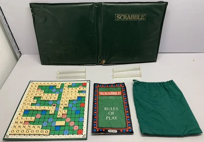 Travel Scrabble By Spears Game 1988 Padded Zip Up Case Complete with Instruction - Image 1 of 4