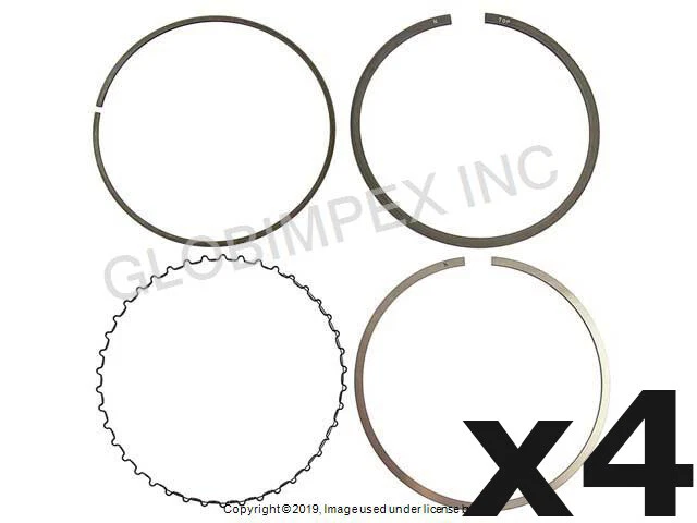 SAAB 9-3 9-5 (1999-2009) поршневое кольцо набор стандартный (4) PRO деталь + 1 год гарантии - Изображение 1 из 1