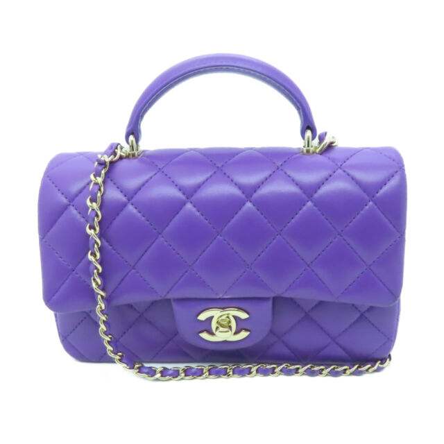 CHANEL Leather Exterior Purple Bags & Handbags for Women, Authenticity  Guaranteed