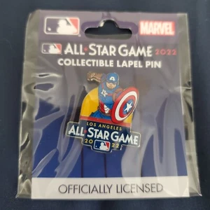 2022 MLB ALL STAR GAME MARVEL CAPITÁN AMÉRICA PIN DISNEY COLECCIONABLE - Imagen 1 de 2