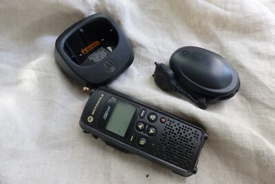 Motorola DTR550 Handheld Digital Two-Way Radio w/ Cradle, charger -No.7 - Image 1 of 4