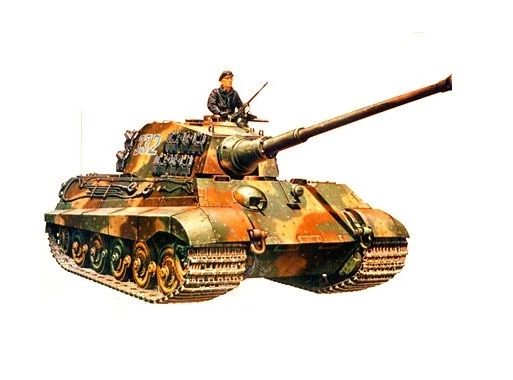 Tamiya 35164 - 1/35 WWII Dt. Sdkfz 182 Panzer Vi Königstiger - Nuovo - Immagine 1 di 1