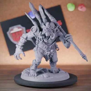 Troll Warrior Miniatura Luchador Cazador Mini Mazmorras y Dragones DnD 5e TTRPG - Imagen 1 de 8
