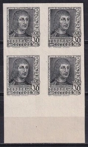 España 1938 Edifil 844Aeca color variedad MNG (II) - Imagen 1 de 1