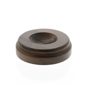 OnFireGuy Rotating Walnut Dimple Display Stand for 6" to 8" Spheres - Picture 1 of 3