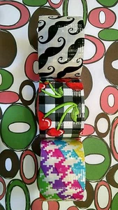 Duck Duct Tape Rainbow Mustache Cherr Decorative Craft 1.50" x 5 Yard 3m Scotch  - Picture 1 of 2