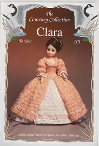 Courtney Collection STRICKMUSTER Clara 15" Puppenoutfit Kleid Oberteil CC1 GEBRAUCHT - Bild 1 von 8