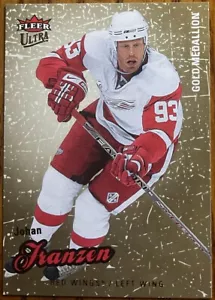 2008-09 Fleer Ultra Gold Medallion Johan Franzen #143 Detroit Red Wings - Picture 1 of 2