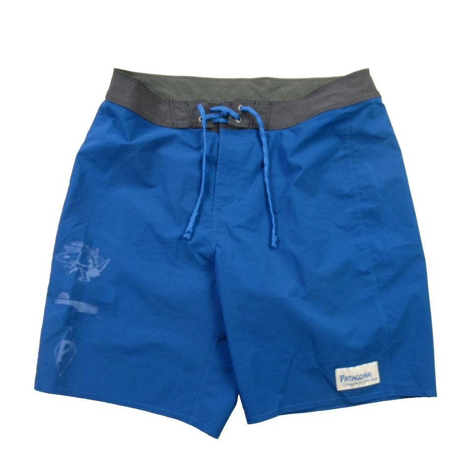 Pantalones Cortos Patagonia Para Hombres 30 Board Shorts Traje de Baño Ligero Bañador Azul Foto 1 de 4