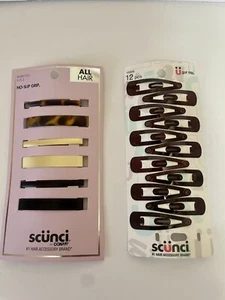 Scunci Bárrete 6 Pcs & Scunci Snap 12 Clips - Picture 1 of 1