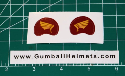 1965 prototype HEADDRESS Redskins Football Gumball Helmet *DECAL SHEET ONLY* Cover