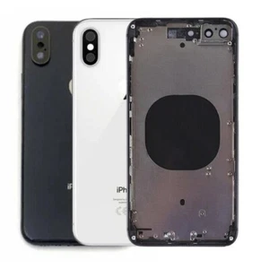 Carcasa/chasis trasero para iPhone X - plateado - gris espacial - vendedor del Reino Unido - Imagen 1 de 1