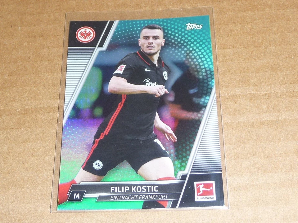 2021/22 Topps BUNDESLIGA SOCCER AQUA PARALLEL /199 FILIP KOSTIC #63 - Image 1 of 1