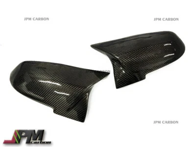 Repuesto de cubiertas de espejo estilo M3 fibra de carbono 3K para BMW serie F30 / F31 3 Foto 1 de 4