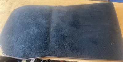 Mercedes-Benz W201 190E 190d Front Left Floor Carpet Blue 2016806962 - Image 1 of 4