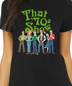 T-shirt caricatura That '70s Show nera manica corta tutte le taglie 91 - Foto 1 di 4