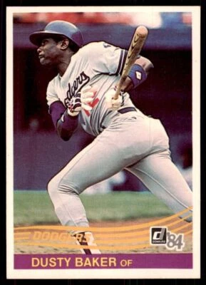 1984 Donruss Dusty Baker Baseball Cards #226 - Image 1 of 2