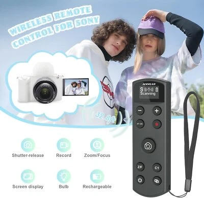 Wireless Shutter Release OLED Screen for Sony A9III A7CII A7IV A7RV ZV-1II ZVE10 - Image 1 of 4