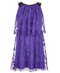 Epic Threads Big Girls Popover Star-Mesh Dress - Picture 1 of 3
