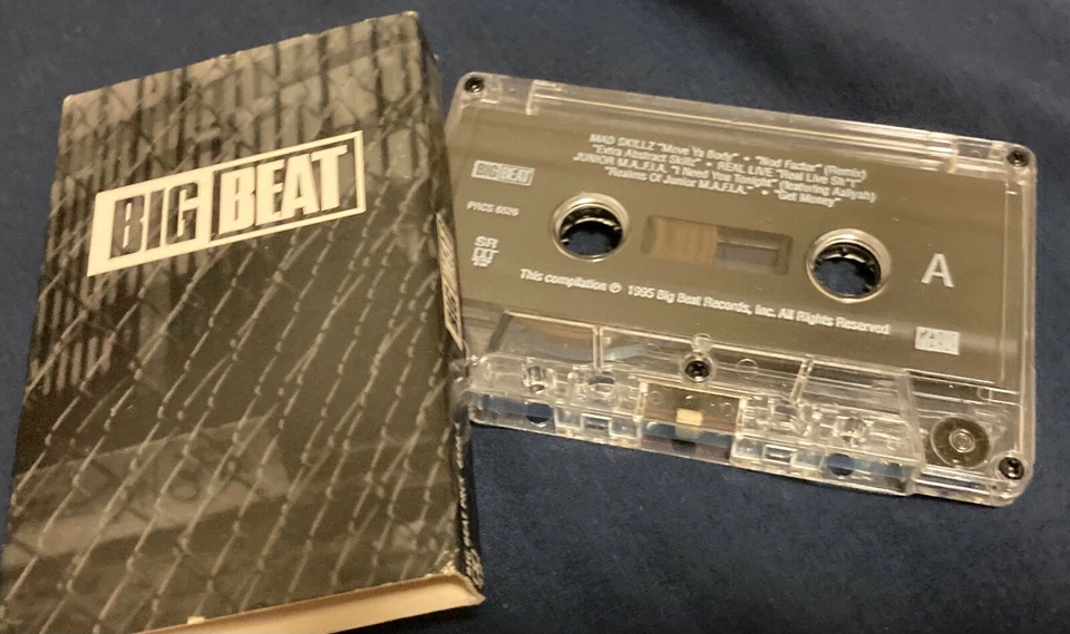 BIG BEAT SAMPLER - NM 1995 Hip Hop Promo Cassette - Junior Mafia, Pooh, Skillz - Image 1 of 1