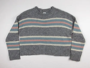 Sadie & Sage Knit Striped Crop Sweater Size S Multicolored - Picture 1 of 5