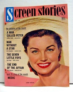Vintage Screen Stories 1955 Magazine Esther Williams K Douglas - Bild 1 von 2
