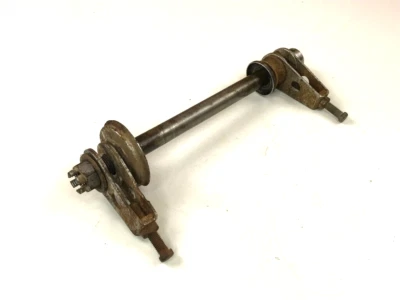 76 Yamaha DT400 DT 400 Enduro Rear Wheel Axle Bolt Nut Spacer Chain Adjuster 6-E - Image 1 of 3