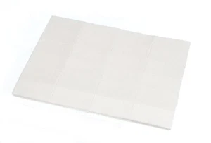 New 100 Sheets Of 24 Pads Stick On Self Adhesive 1/2 Inch  1 Inch 13mm X 25mm - - Picture 1 of 1