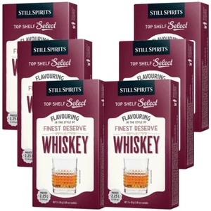 6X Still Spirits Estante Superior Seleccionar Mejor Reserva Whisky Essence Makes 2.25L - Imagen 1 de 3