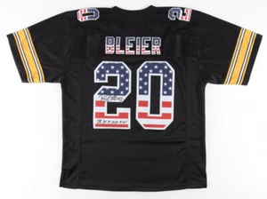 Rocky Bleier Autographed Jersey Red/White/Blue Inscribed SB IX X XIII XIV JSA - Picture 1 of 3