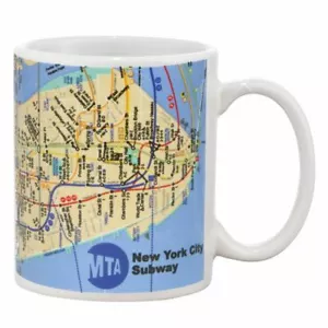 New York City MTA Subway Map Mug - Picture 1 of 2