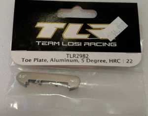 Placa de puntera de aluminio TLR2982 Losi 22 HRC 5° - Imagen 1 de 2