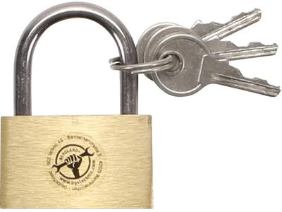 BGS Do It Yourself Messing-Vorhängeschloss | 30 mm - Bild 1 von 2