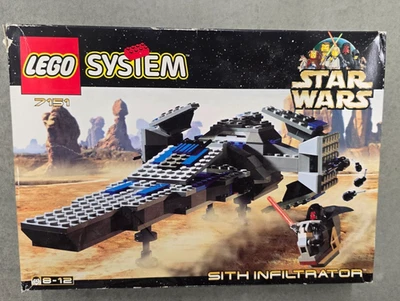 Sistema Lego Star Wars 1999 de colección 7151 caja de infiltrado Sith + ¡solo manual! Foto 1 de 4