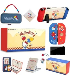 Nintendo Switch Hello Kitty Paquete, Kit con Estuche de Transporte, Protector de Pantalla - Imagen 1 de 8