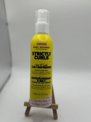 Marc Anthony Strictly Curls Hairspray For Curly Hair, 5-In-1 Refresher New! - Image 1 of 4