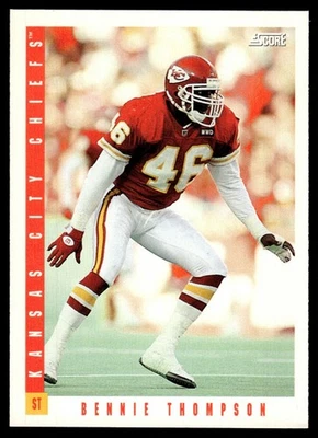 1993 Score Bennie Thompson Kansas City Chiefs #45 - Image 1 of 2