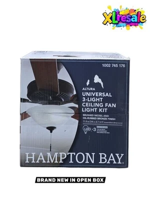 Hampton Bay 91169 Altura LED Universal Ceiling Fan Light Kit #1002745176 NEW - Image 1 of 4