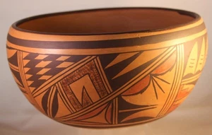 Cuenco de cerámica Hopi de Sarah Collateta - Imagen 1 de 6