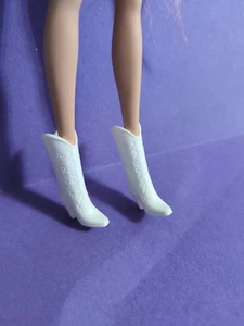 Vintage Western Barbie Signature Stiefel weiß Cowgirl Mattel zwinkerndes Cowgirl. - Bild 1 von 6
