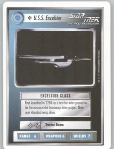 U.S.S. Excelsior | Star Trek CCG 1994 White Border | Near Mint - Bild 1 von 2