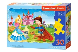 CSB03518 - Castorland Jigsaw Classic 30 pc - The Princess Couple - Picture 1 of 1