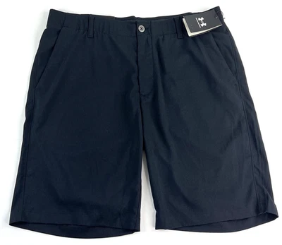 Under Armour UA Showdown Golf Shorts Black 10" Inseam 1309547 Size 36 New - Image 1 of 4