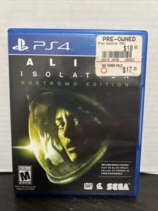 PS4 Alien Isolation Nostromo Edition Complete with Inserts Working PlayStation 4 - Picture 1 of 3
