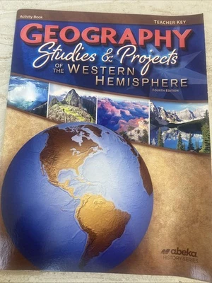 Abeka Geography Studies and Projects of the Western Hemisphere Teacher Key - Image 1 of 4
