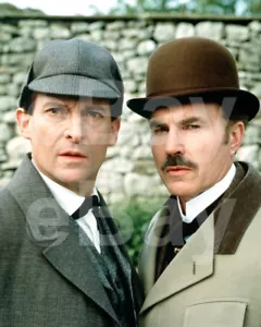 The Adventures of Sherlock Holmes (TV) Jeremy Brett, David Burke 10x8 Photo - Imagen 1 de 1