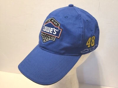Gorra Lowes Team Racing 2006 Cup Series Champion Jimmy Johnson #48 Nascar Hat azul Foto 1 de 4