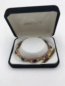 Vintage Amanda Smith echtes Kristallarmband - mehrfarbig - Bild 1 von 4
