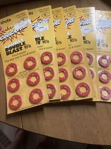 6 Packs Crackfire Double Blast Caps Disks - Mattel 1975 NOS Crrackfire 16’s - Picture 1 of 2